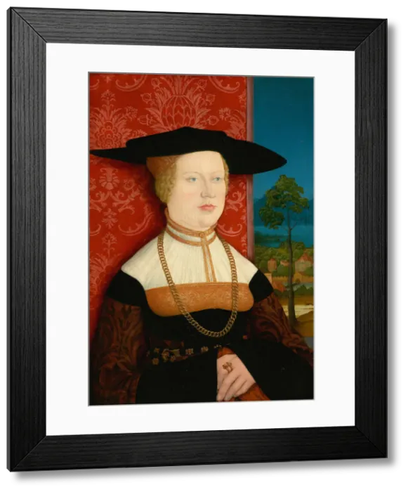 Framed Print : Margarethe Vohlin, 1527. Creator: Bernhard Strigel Framed Print : Margarethe Vohlin, 1527. Creator: Bernhard Strigel