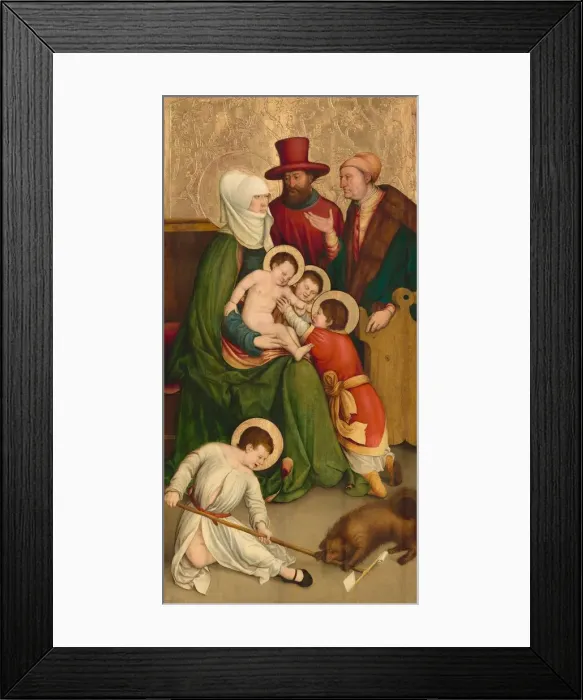 Framed Print : Saint Mary Cleophas and Her Family, c. 1520 / 1528. Creator: Bernhard Strigel Framed Print : Saint Mary Cleophas and Her Family, c. 1520 / 1528. Creator: Bernhard Strigel