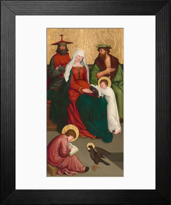 Framed Print : Saint Mary Salome and Her Family, c. 1520 / 1528. Creator: Bernhard Strigel Framed Print : Saint Mary Salome and Her Family, c. 1520 / 1528. Creator: Bernhard Strigel