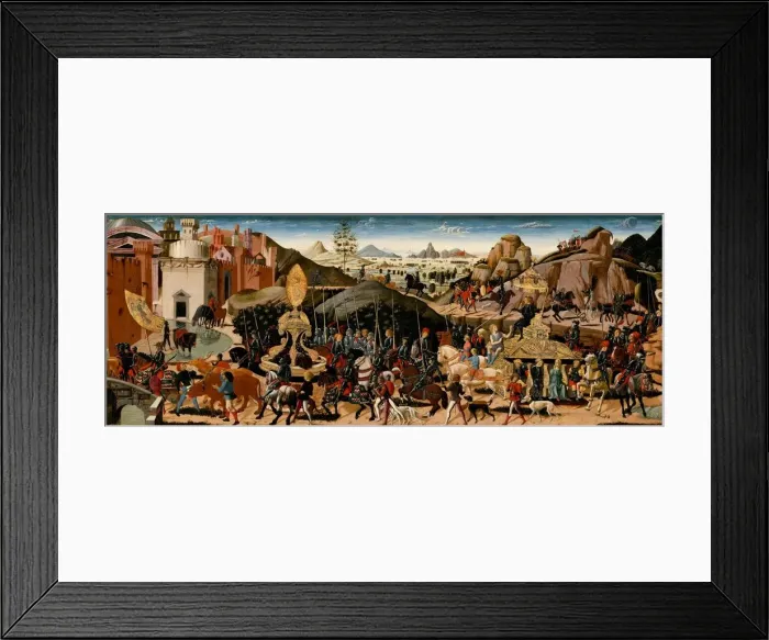 Framed Print : The Triumph of Camillus, c. 1470 / 1475. Creators: Biagio d Antonio Framed Print : The Triumph of Camillus, c. 1470 / 1475. Creators: Biagio d Antonio