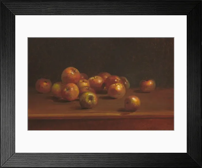 Framed Print : Still Life with Apples, 1886. Creator: Charles Ethan Porter Framed Print : Still Life with Apples, 1886. Creator: Charles Ethan Porter
