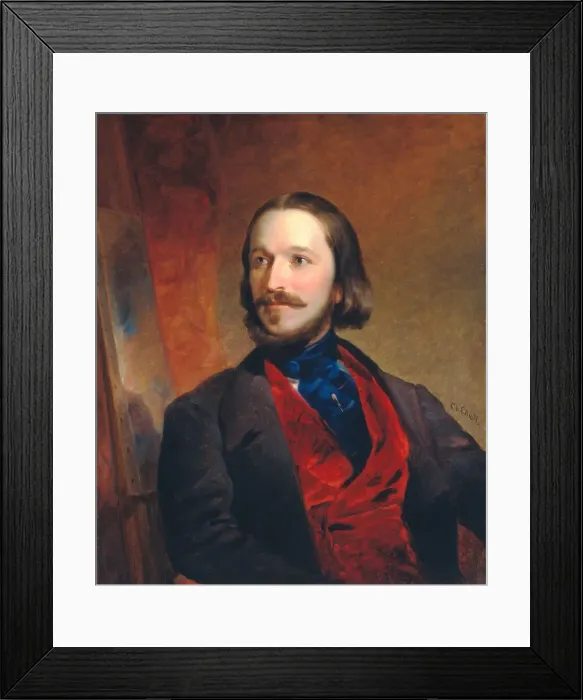 Framed Print : William Sidney Mount, c. 1850. Creator: Charles Loring Elliott Framed Print : William Sidney Mount, c. 1850. Creator: Charles Loring Elliott