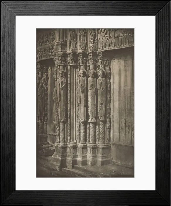 Framed Print : Chartres Cathedral. Right Door of the Royal Portal, West Side, XII Century Framed Print : Chartres Cathedral. Right Door of the Royal Portal, West Side, XII Century