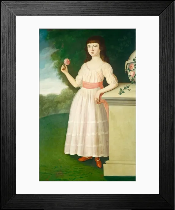 Framed Print : Anna Maria Cumpston, c. 1790. Creator: Charles Peale Polk