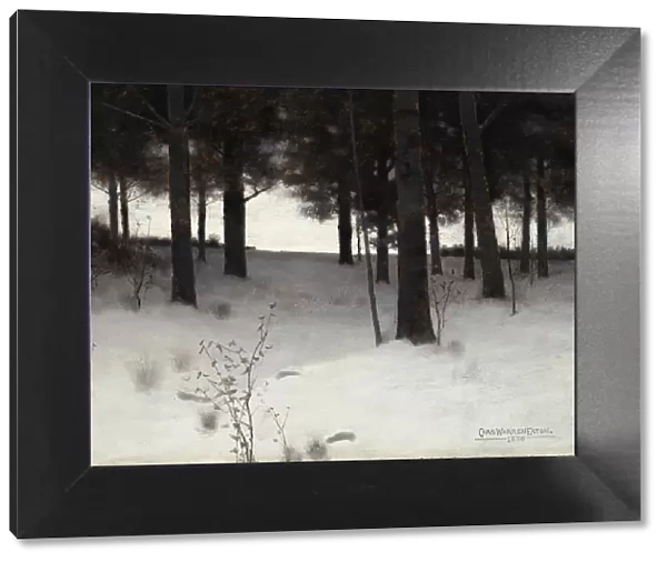 Woods in Winter, 1886. Creator: Charles Warren Eaton