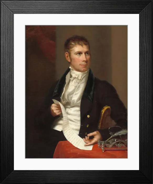 Framed Print : Henry Clay, 1821. Creator: Charles Bird King Framed Print : Henry Clay, 1821. Creator: Charles Bird King