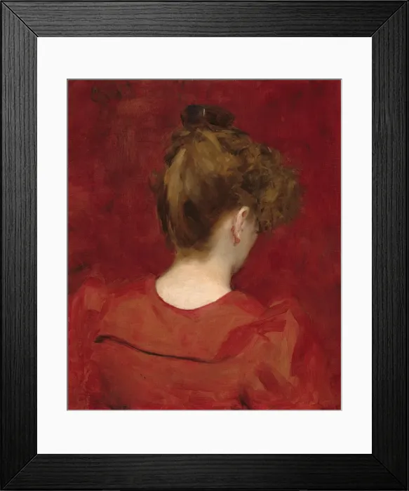 Framed Print : Study of Lilia, 1887. Creator: Charles Emile Auguste Carolus-Duran Framed Print : Study of Lilia, 1887. Creator: Charles Emile Auguste Carolus-Duran