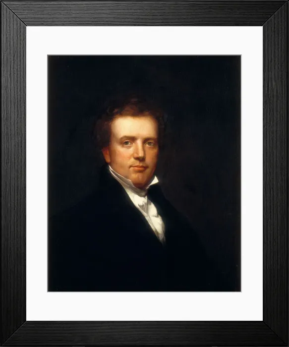 Framed Print : Self-Portrait, c. 1825. Creator: Chester Harding Framed Print : Self-Portrait, c. 1825. Creator: Chester Harding