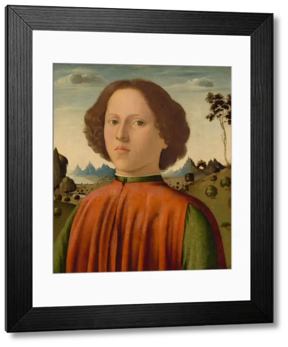 Framed Print : Portrait of a Boy, c. 1476 / 1480. Creator: Biagio d Antonio Framed Print : Portrait of a Boy, c. 1476 / 1480. Creator: Biagio d Antonio