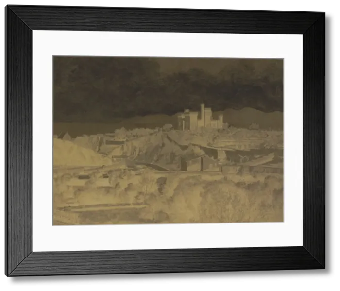 Framed Print : Chateau of Vallambrosa, Cannes, c. 1852. Creator: Charles Negre Framed Print : Chateau of Vallambrosa, Cannes, c. 1852. Creator: Charles Negre