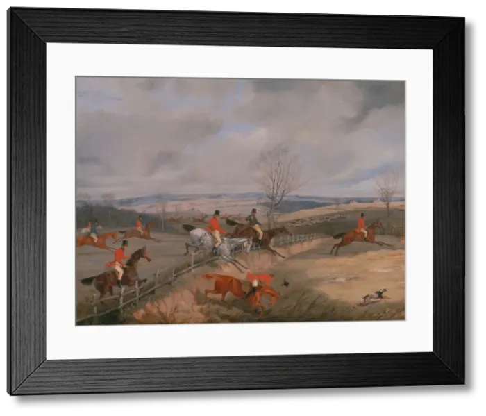 Framed Print : Hunting Scene: Drawing the Cover, ca. 1840. Creator: Henry Thomas Alken Framed Print : Hunting Scene: Drawing the Cover, ca. 1840. Creator: Henry Thomas Alken