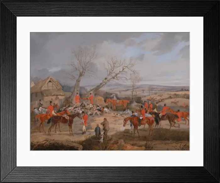 Framed Print : Hunting Scene: The Kill, ca. 1840. Creator: Henry Thomas Alken Framed Print : Hunting Scene: The Kill, ca. 1840. Creator: Henry Thomas Alken