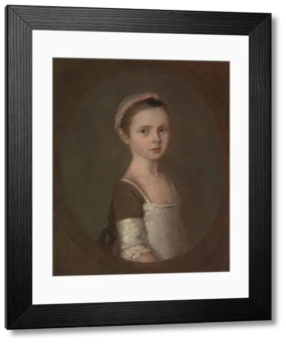 Framed Print : Miss Susanna Gardiner (1752-1818), between 1758 and 1759. Creator: Thomas Gainsborough Framed Print : Miss Susanna Gardiner (1752-1818), between 1758 and 1759. Creator: Thomas Gainsborough