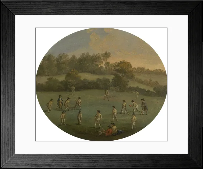 Framed Print : A Game of Cricket (The Royal Academy Club in Marylebone Fields, now Regents Park) Framed Print : A Game of Cricket (The Royal Academy Club in Marylebone Fields, now Regents Park)