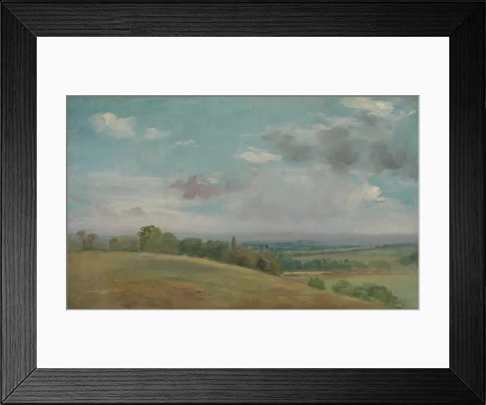 Framed Print : Landscape near Dedham, between 1849 and 1855. Creator: Lionel Constable Framed Print : Landscape near Dedham, between 1849 and 1855. Creator: Lionel Constable