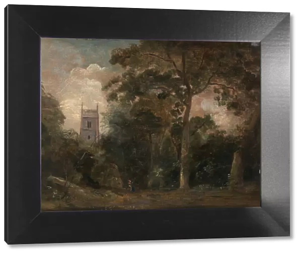 A Church in the Trees, ca. 1800. Creator: John Constable
