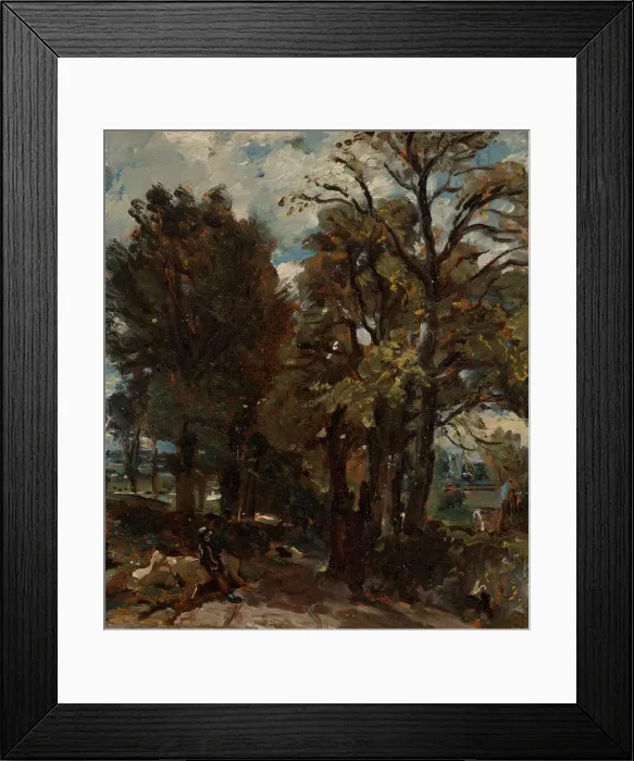 Framed Print : Fen Lane, East Bergholt, ca. 1811. Creator: John Constable Framed Print : Fen Lane, East Bergholt, ca. 1811. Creator: John Constable