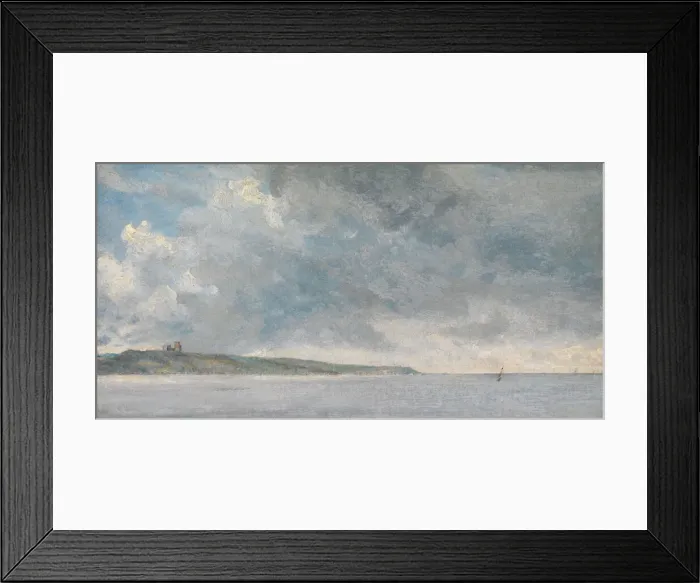 Framed Print : Coastal Scene with Cliffs, ca. 1814. Creator: John Constable Framed Print : Coastal Scene with Cliffs, ca. 1814. Creator: John Constable