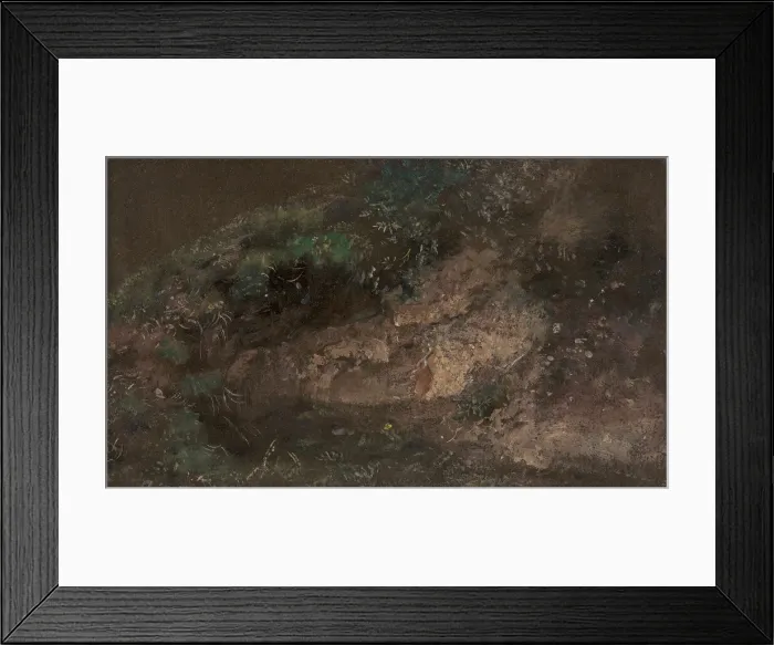 Framed Print : Undergrowth, ca. 1821. Creator: John Constable
