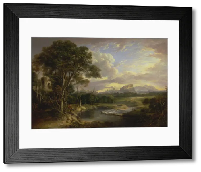 Framed Print : View of the City of Edinburgh, ca. 1822. Creator: Alexander Nasmyth Framed Print : View of the City of Edinburgh, ca. 1822. Creator: Alexander Nasmyth
