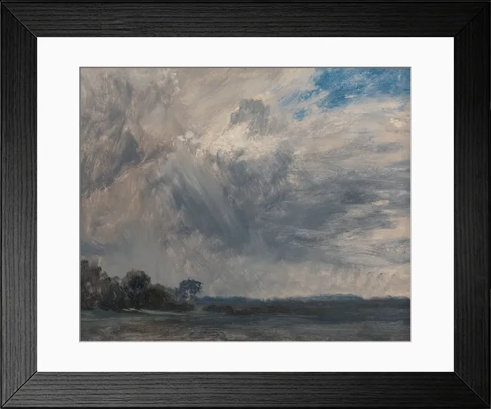 Framed Print : Study of a Cloudy Sky, ca. 1825. Creator: John Constable Framed Print : Study of a Cloudy Sky, ca. 1825. Creator: John Constable