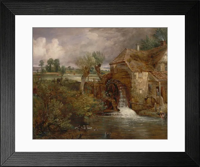 Framed Print : Parham Mill, Gillingham, ca. 1826. Creator: John Constable Framed Print : Parham Mill, Gillingham, ca. 1826. Creator: John Constable