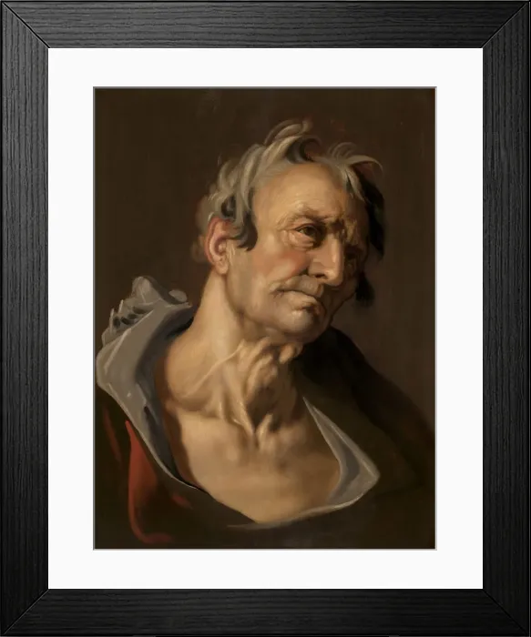 Framed Print : Head of an Old Man, late 16th-early 17th century. Creator: Abraham Bloemaert Framed Print : Head of an Old Man, late 16th-early 17th century. Creator: Abraham Bloemaert