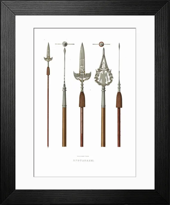 Framed Print : Partisans. From the Antiquities of the Russian State, 1849-1853