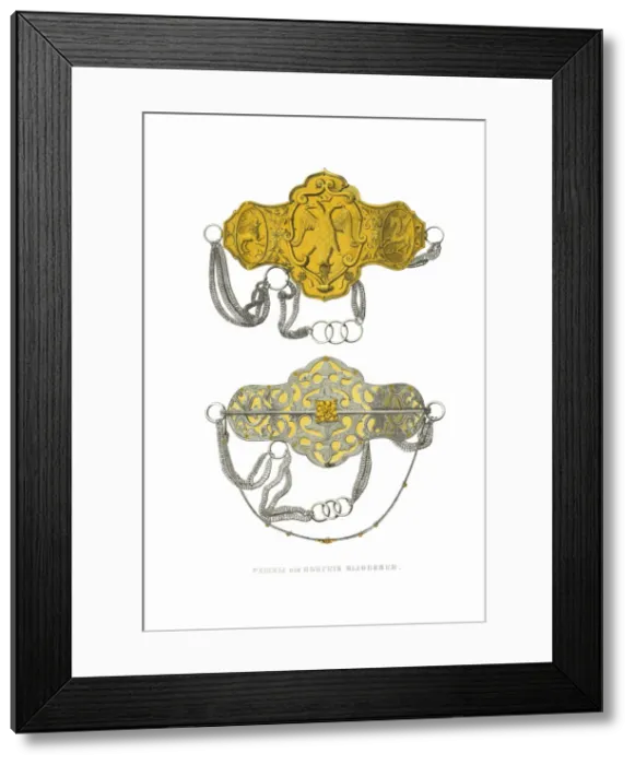 Framed Print : Horse bridle decoration. From the Antiquities of the Russian State, 1849-1853 Framed Print : Horse bridle decoration. From the Antiquities of the Russian State, 1849-1853