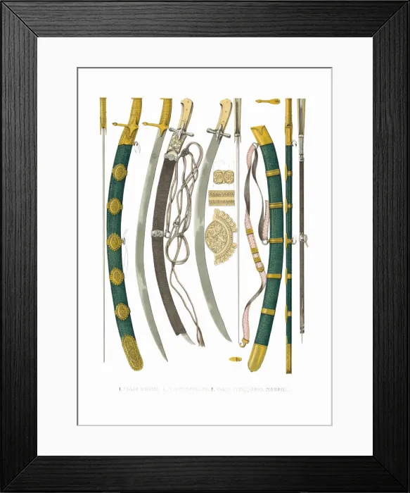 Framed Print : The sabres of Prince Dmitry Pozharsky and Kuzma Minin, 1849-1853 Framed Print : The sabres of Prince Dmitry Pozharsky and Kuzma Minin, 1849-1853
