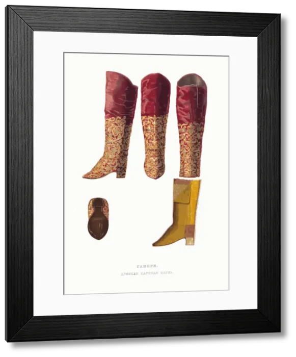 Framed Print : Tsar boot. From the Antiquities of the Russian State, 1849-1853 Framed Print : Tsar boot. From the Antiquities of the Russian State, 1849-1853