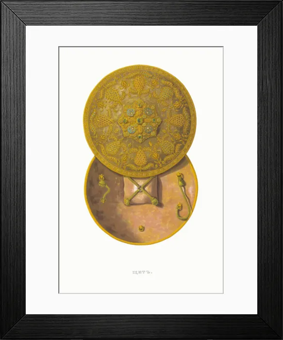 Framed Print : Shield. From the Antiquities of the Russian State, 1849-1853 Framed Print : Shield. From the Antiquities of the Russian State, 1849-1853