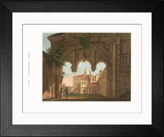 Framed Print : View of the Patriarchal Chambers. From the Antiquities of the Russian State, 1849-1853 Framed Print : View of the Patriarchal Chambers. From the Antiquities of the Russian State, 1849-1853