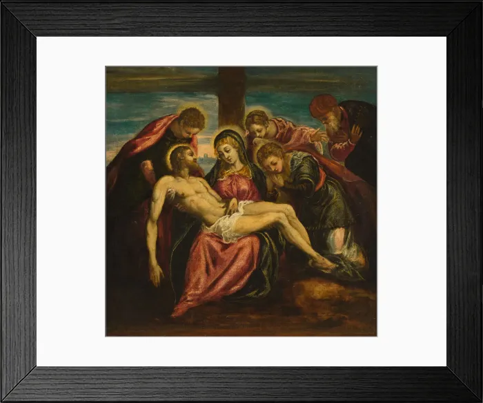 Framed Print : Lamentation, 1580s. Creator: Anon