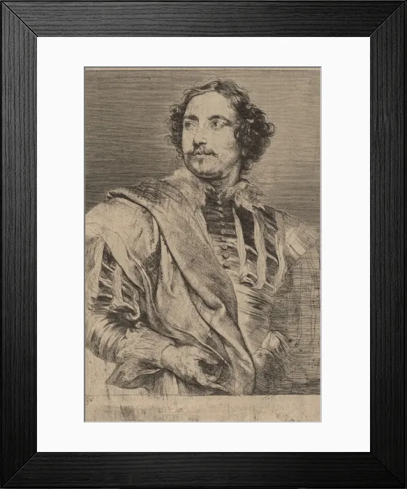 Framed Print : Paulus Pontius, probably 1626 / 1641. Creator: Anthony van Dyck Framed Print : Paulus Pontius, probably 1626 / 1641. Creator: Anthony van Dyck