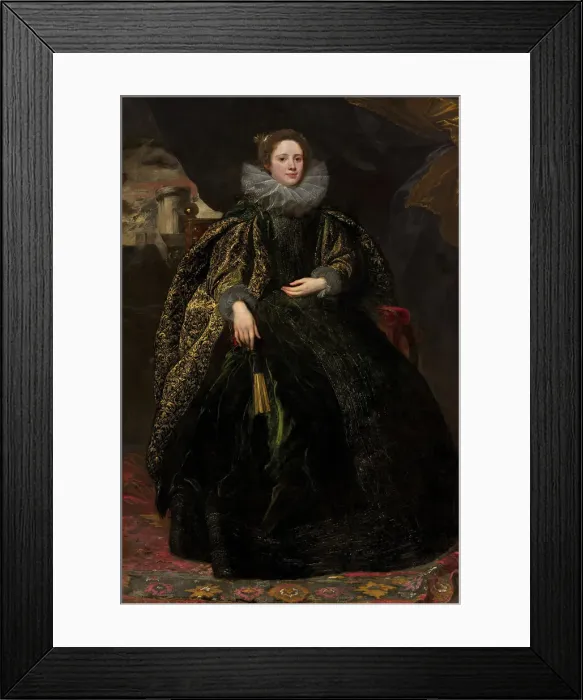 Framed Print : Marchesa Balbi, c. 1623. Creator: Anthony van Dyck Framed Print : Marchesa Balbi, c. 1623. Creator: Anthony van Dyck