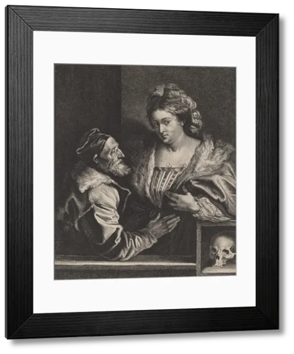 Framed Print : Titians Mistress. Creator: Anthony van Dyck Framed Print : Titians Mistress. Creator: Anthony van Dyck