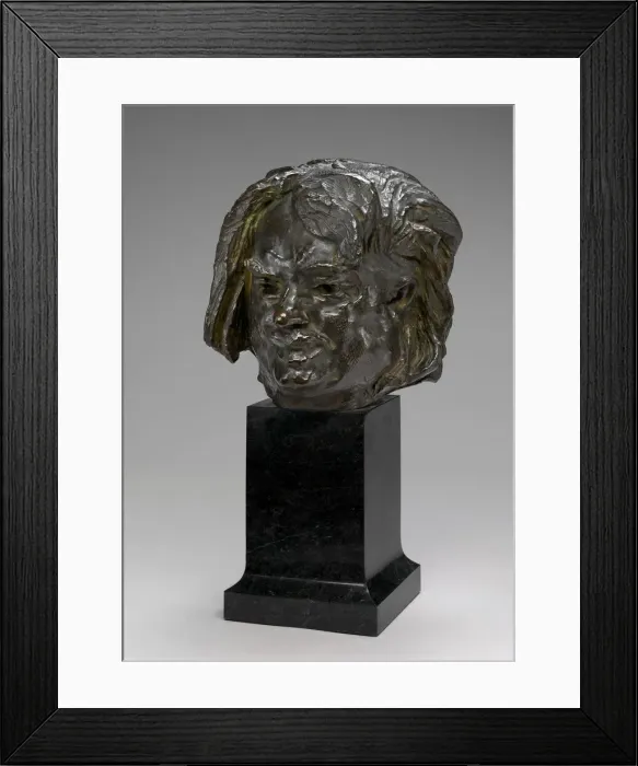 Framed Print : Head of Balzac, model 1897. Creator: Auguste Rodin Framed Print : Head of Balzac, model 1897. Creator: Auguste Rodin