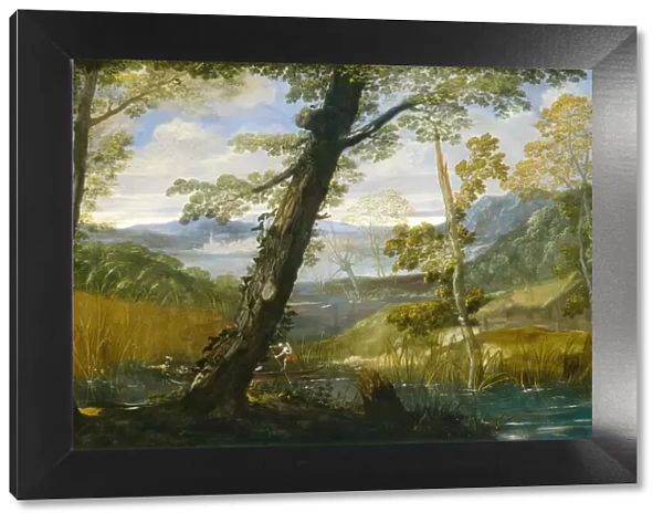 River Landscape, c. 1590. Creator: Annibale Carracci