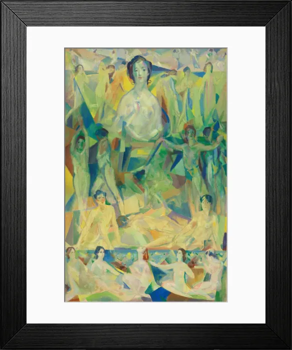 Framed Print : The Great Mother, c. 1913. Creator: Arthur Davies Framed Print : The Great Mother, c. 1913. Creator: Arthur Davies