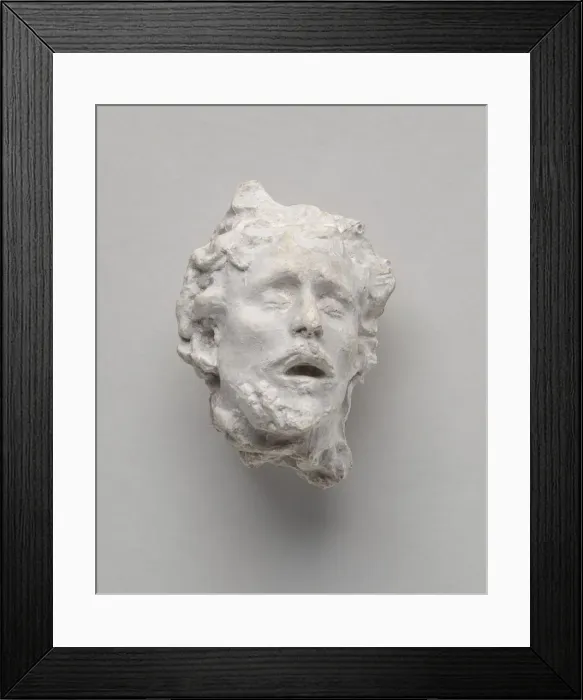 Framed Print : Head of Saint John the Baptist, 1887. Creator: Auguste Rodin Framed Print : Head of Saint John the Baptist, 1887. Creator: Auguste Rodin