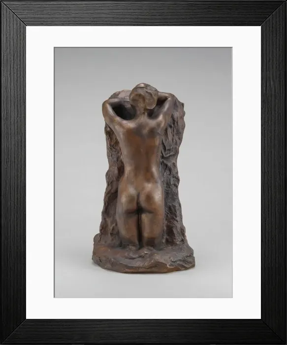 Framed Print : La Douleur (de la Porte), model 1889, cast 1983. Creator: Auguste Rodin