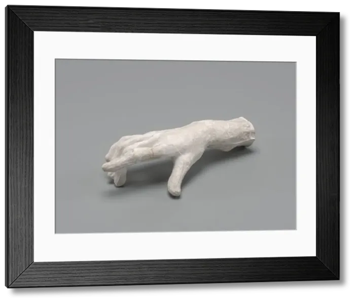 Framed Print : Right Hand, possibly 1880. Creator: Auguste Rodin Framed Print : Right Hand, possibly 1880. Creator: Auguste Rodin