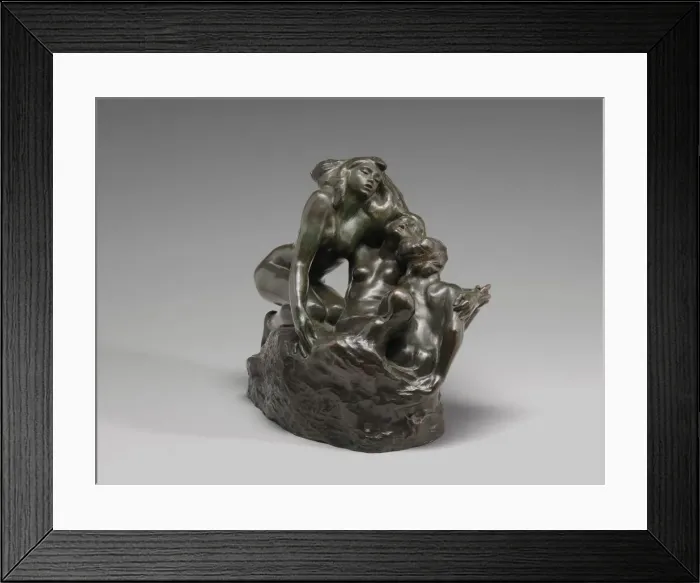 Framed Print : The Sirens, model before 1887, cast probably 1900 / 1920. Creator: Auguste Rodin Framed Print : The Sirens, model before 1887, cast probably 1900 / 1920. Creator: Auguste Rodin