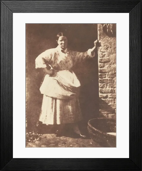 Framed Print : A Newhaven Fisherwoman, 1844. Creators: David Octavius Hill, Robert Adamson Framed Print : A Newhaven Fisherwoman, 1844. Creators: David Octavius Hill, Robert Adamson