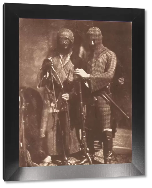 Afghan or Circassian Armour, 1843. Creators: David Octavius Hill, Robert Adamson