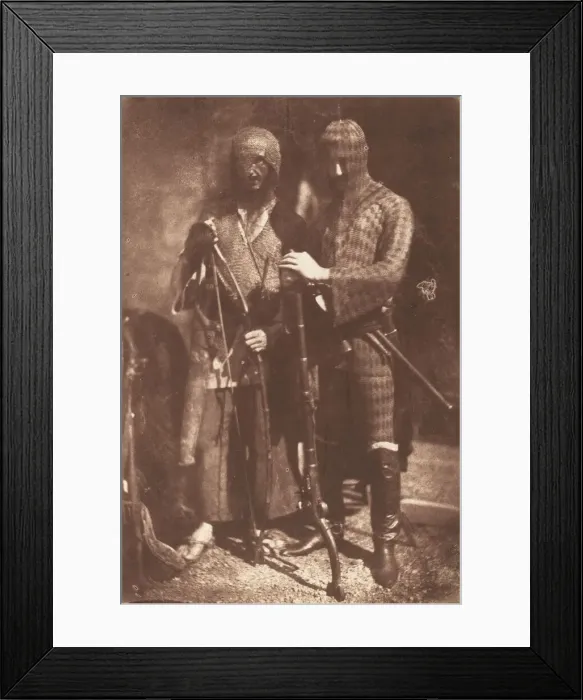 Framed Print : Afghan or Circassian Armour, 1843. Creators: David Octavius Hill, Robert Adamson Framed Print : Afghan or Circassian Armour, 1843. Creators: David Octavius Hill, Robert Adamson