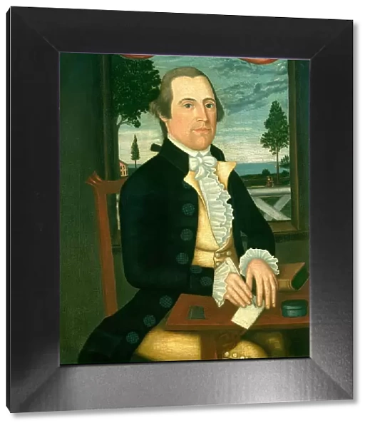 Captain Elisha Denison, c. 1790. Creators: Denison Limner, Joseph Steward