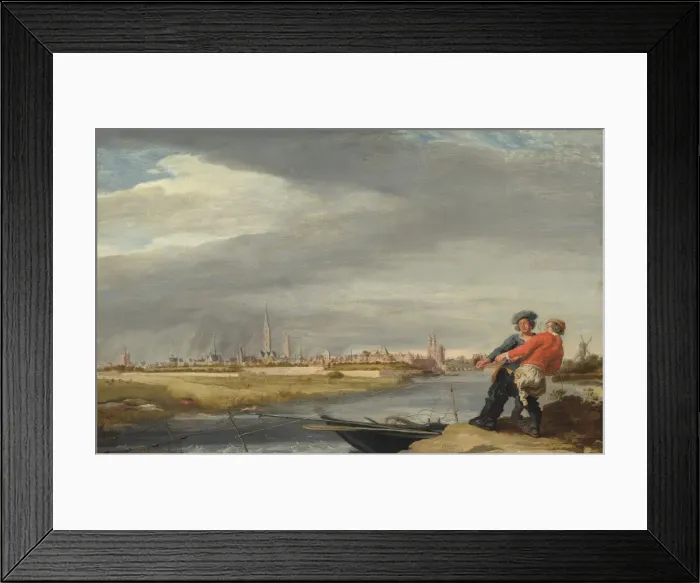Framed Print : Hauling the Net, 1663. Creator: Dirk Hardenstein Framed Print : Hauling the Net, 1663. Creator: Dirk Hardenstein