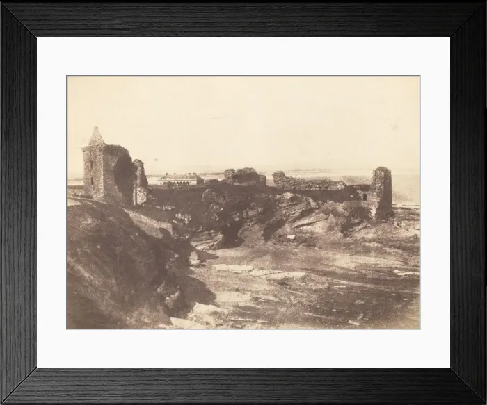 Framed Print : The Castle, St Andrews, 1843-1847. Creators: David Octavius Hill, Robert Adamson Framed Print : The Castle, St Andrews, 1843-1847. Creators: David Octavius Hill, Robert Adamson